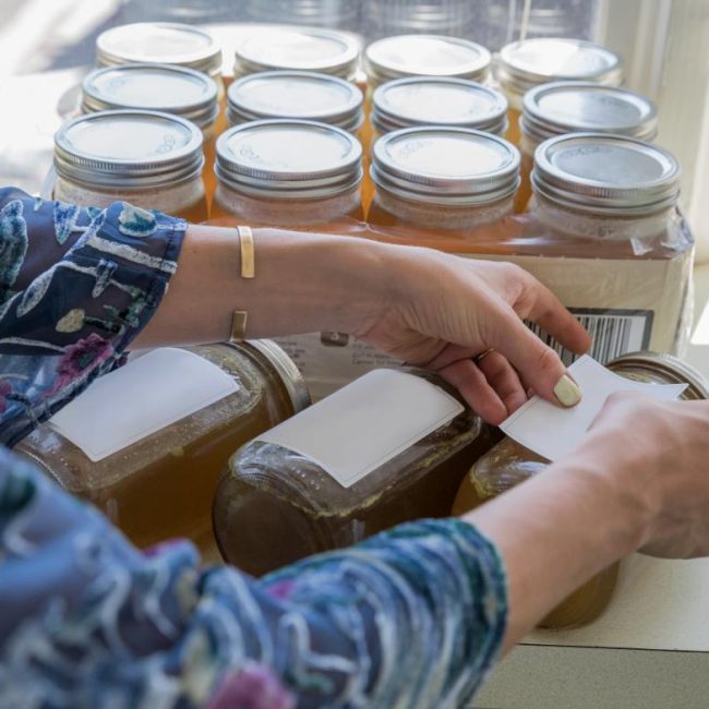 ejemplo de etiquetado de miel con origen